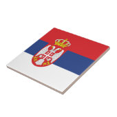 vlag Servië Tegeltje (Zijkant)
