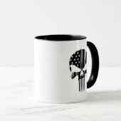 Vlag SKULL Head Correctionaris Mok (Voorkant rechts)