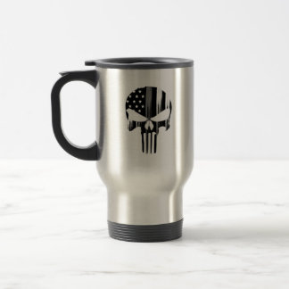 Vlag SKULL Head Correctionaris Reisbeker