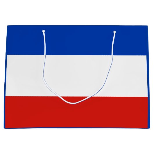 Vlag Sleeswijk-Holstein Grote Gift Bag Groot Cadeauzakje (Voorkant)