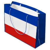 Vlag Sleeswijk-Holstein Grote Gift Bag Groot Cadeauzakje (Achterkant Gekanteld)