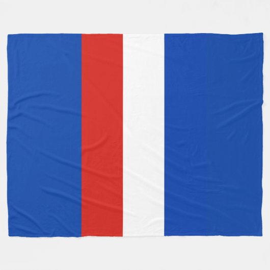 Vlag Sleeswijk-Holstein Vliegtuigbak Fleece Deken (Voorkant (Horizontaal))