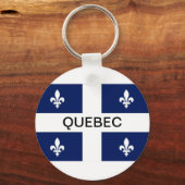 Vlag Sleutelhanger provincie Quebec (Voorkant)