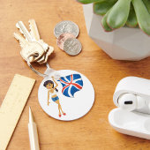 Vlag Sleutelhanger Vlag bij een EU-vlag