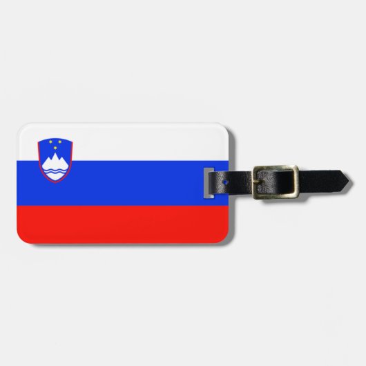 Vlag Slovenië Easy ID Personal Bagagelabel (Voorkant horizontaal)