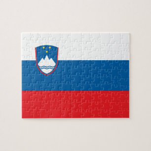 Vlag Slovenië Fotopuzzle Legpuzzel