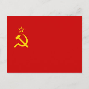Vlag Sovjet-Unie Briefkaart