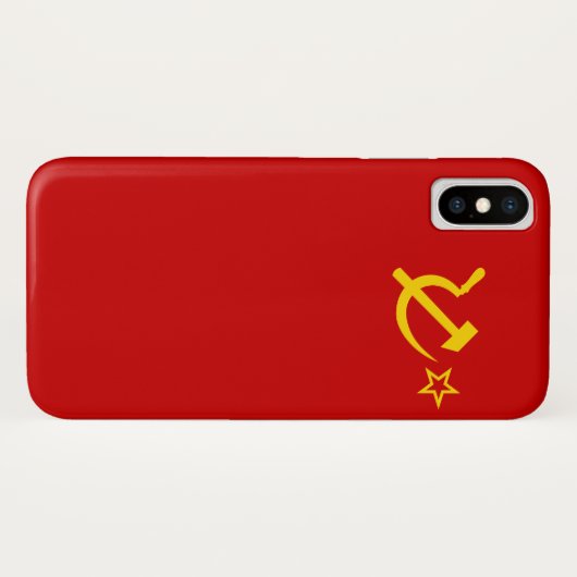 Vlag Sovjet-Unie Case-Mate iPhone Case (Achterkant (horizontaal))
