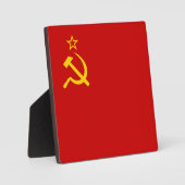 Vlag Sovjet-Unie Fotoplaat (Voorkant)