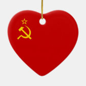 Vlag Sovjet-Unie Keramisch Ornament (Achterkant)