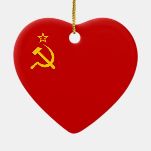 Vlag Sovjet-Unie Keramisch Ornament (Achterkant)