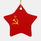 Vlag Sovjet-Unie Keramisch Ornament (Achterkant)