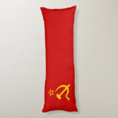 Vlag Sovjet-Unie Lichaamskussen (Achterkant (Verticaal))