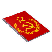 Vlag Sovjet-Unie Notitieboek (Rechterzijde)
