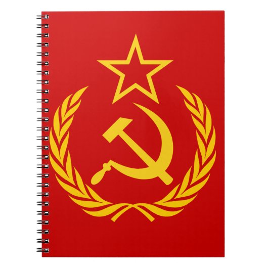 Vlag Sovjet-Unie Notitieboek (Voorkant)