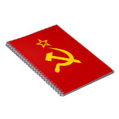 Vlag Sovjet-Unie Notitieboek (Rechterzijde)