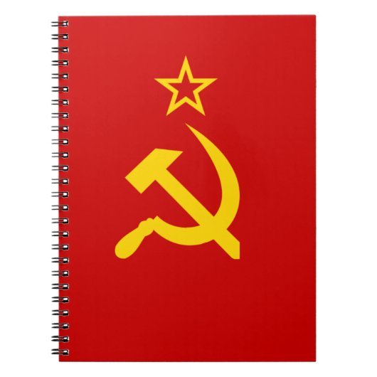 Vlag Sovjet-Unie Notitieboek (Voorkant)