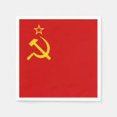 Vlag Sovjet-Unie Servet (Voorkant)