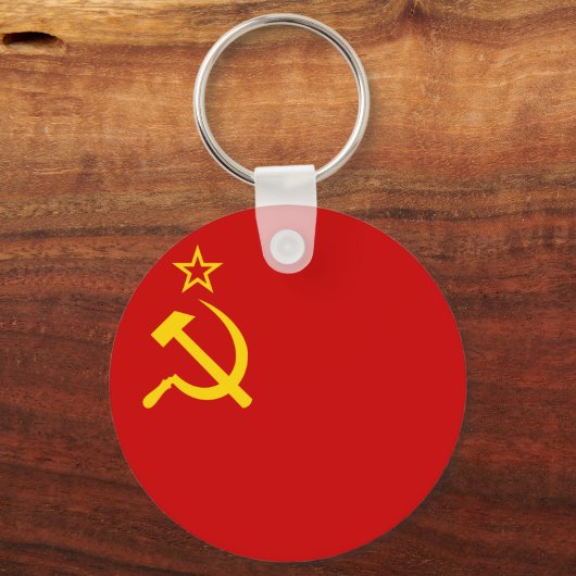 Vlag Sovjet-Unie Sleutelhanger (Voorkant)