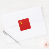 Vlag Sovjet-Unie Vierkante Sticker (Envelop)