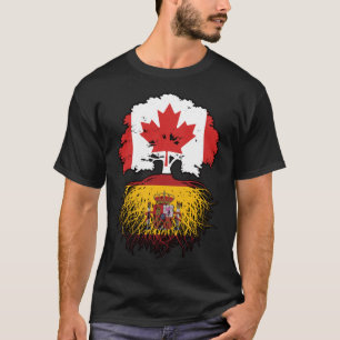 Vlag Spaanse Canadese bomen (Canada) T-shirt
