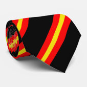 vlag Spaanse kleuren Stropdas (Opgerold)