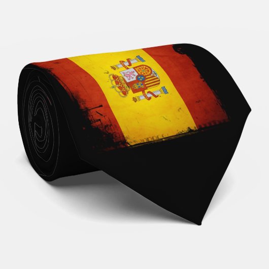  vlag Spanje Stropdas (Opgerold)