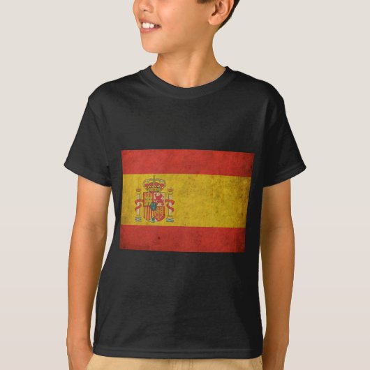  vlag Spanje T-shirt (Voorkant)