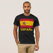 vlag Spanje T-shirt (Voorkant volledig)