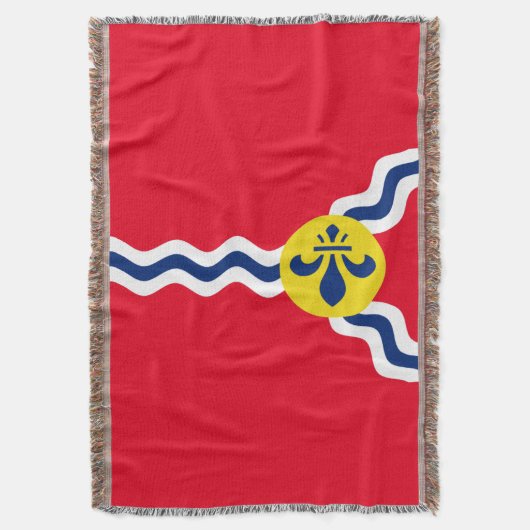 Vlag St. Louis Deken (Voorkant Verticaal)
