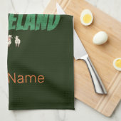  vlag St. Patrick's Day Retro Theedoek (Quarter Fold)