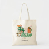  vlag St. Patrick's Day Retro Tote Bag (Voorkant)