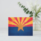 Vlag staat Arizona in nood Briefkaart (Staand voorkant)