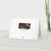 Vlag, sterren en staven van de Unie, motorfiets Kaart (Achterkant)