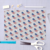 Vlag sterren en stripes juli 4 Glitter Tissuepapier (Craft)