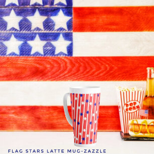 Vlag sterren Latte Mok