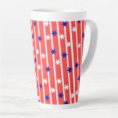 Vlag sterren Latte Mok (Rechterhoek)