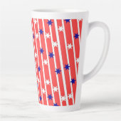 Vlag sterren Latte Mok (Rechts)