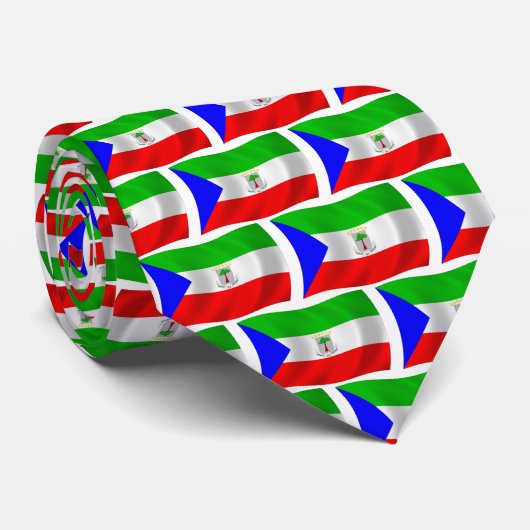 Vlag stropdas Equatoriaal-Guinea (Opgerold)