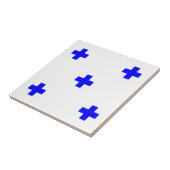 vlag symbool zeemijl zeemijl tegeltje (Zijkant)