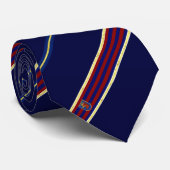 vlag Szczecin strepen Stropdas (Opgerold)