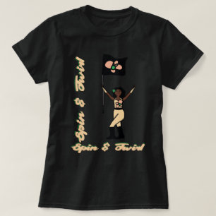 Vlag T-shirt Perzik Bloem