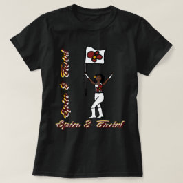 Vlag T-shirt Rode Bloem