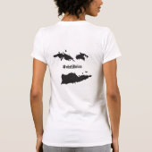 Vlag T-shirt van Amerikaanse Maagdeneilanden (Eila (Achterkant)