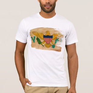 Vlag T-Shirt van de Maagdeneilanden