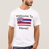 Vlag t-shirt van Hawaii (Voorkant)
