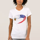 Vlag T-Shirt voor de adelaar voor vrouwen (Voorkant)