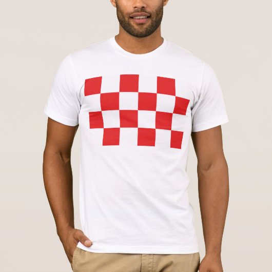 Vlag T-shirt voor de noordelijke brabant (Voorkant)