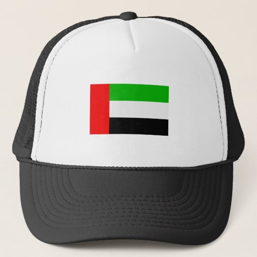Vlag T-shirts en cadeaus van de Verenigde Arabisch Trucker Pet (Voorkant)