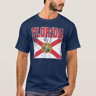Vlag T-Shirts van de staat Florida (verhit)